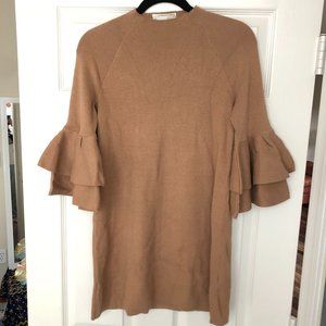 Anthropologie sweater mini dress